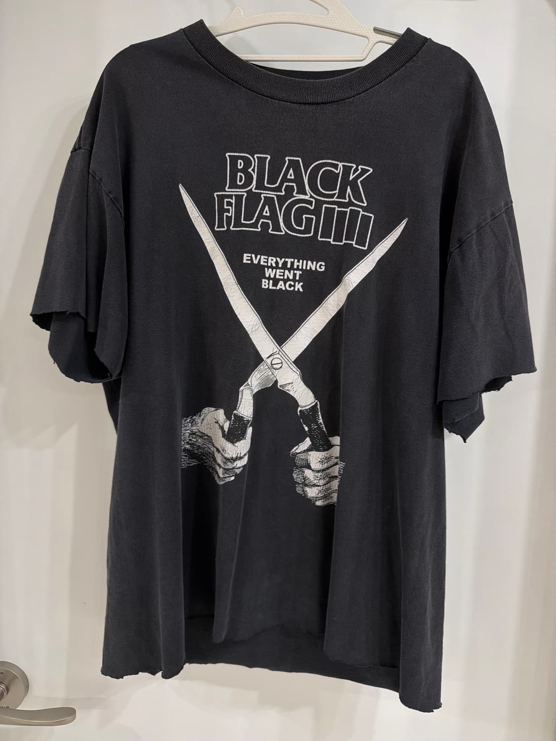00s black flag 블랙플래그 밴드 티셔츠 크리스티안 스타크착 해 상품이미지2