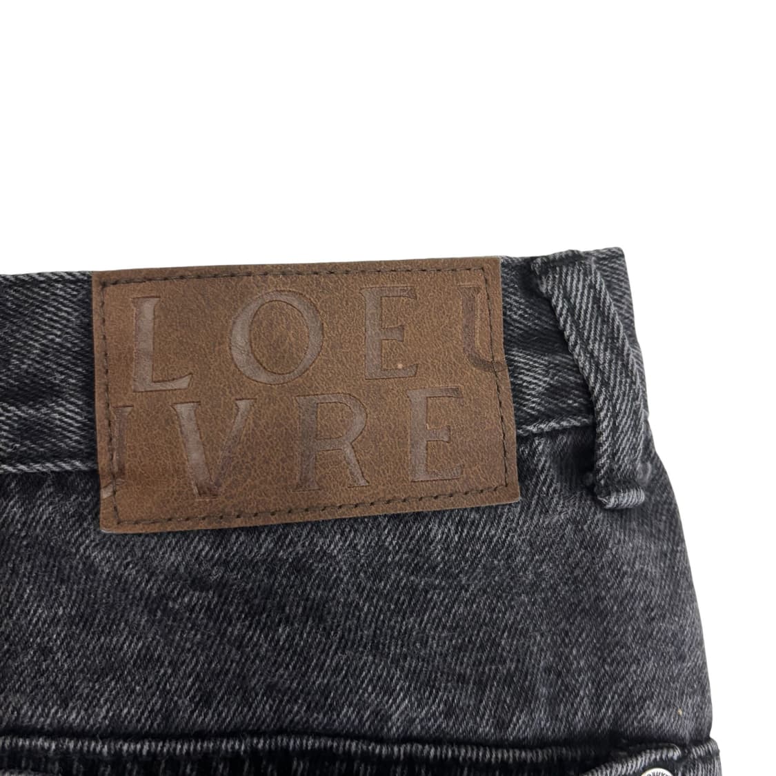 루에브르 와이드 흑청 데님 팬츠 상품이미지5