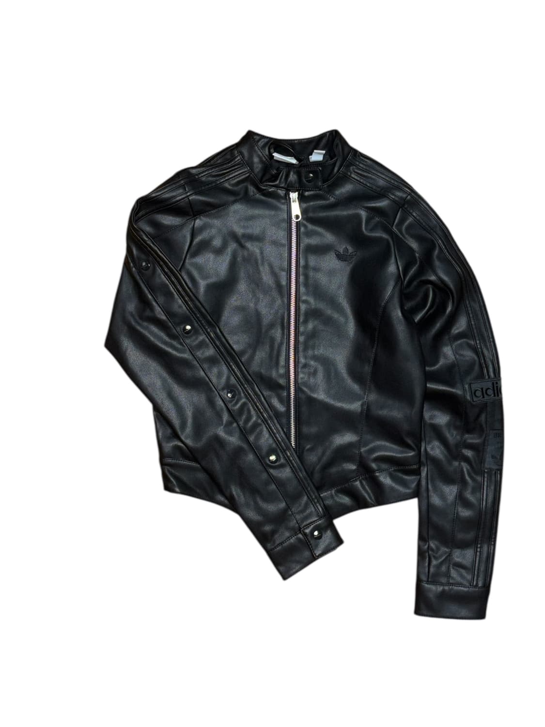 아디다스 레어 레더 크롭 자켓 레이싱 자켓 상품이미지6