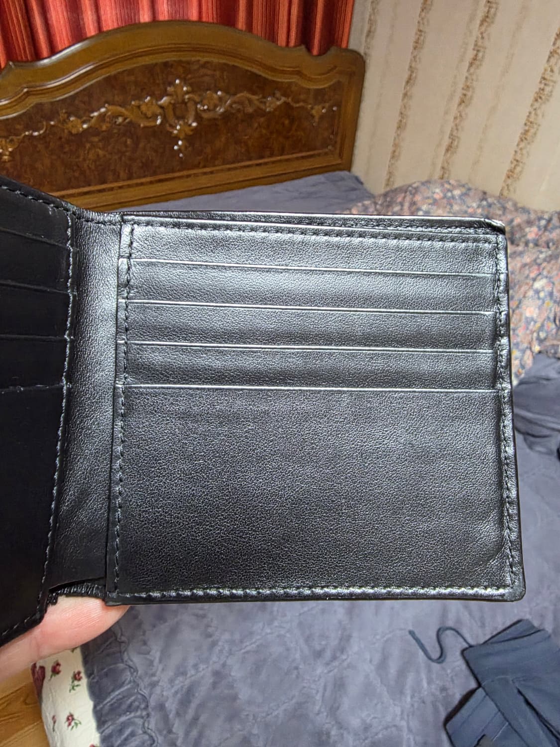 (정품) 버버리 체크 반지갑/80166111/개인/팝니다. 상품이미지3