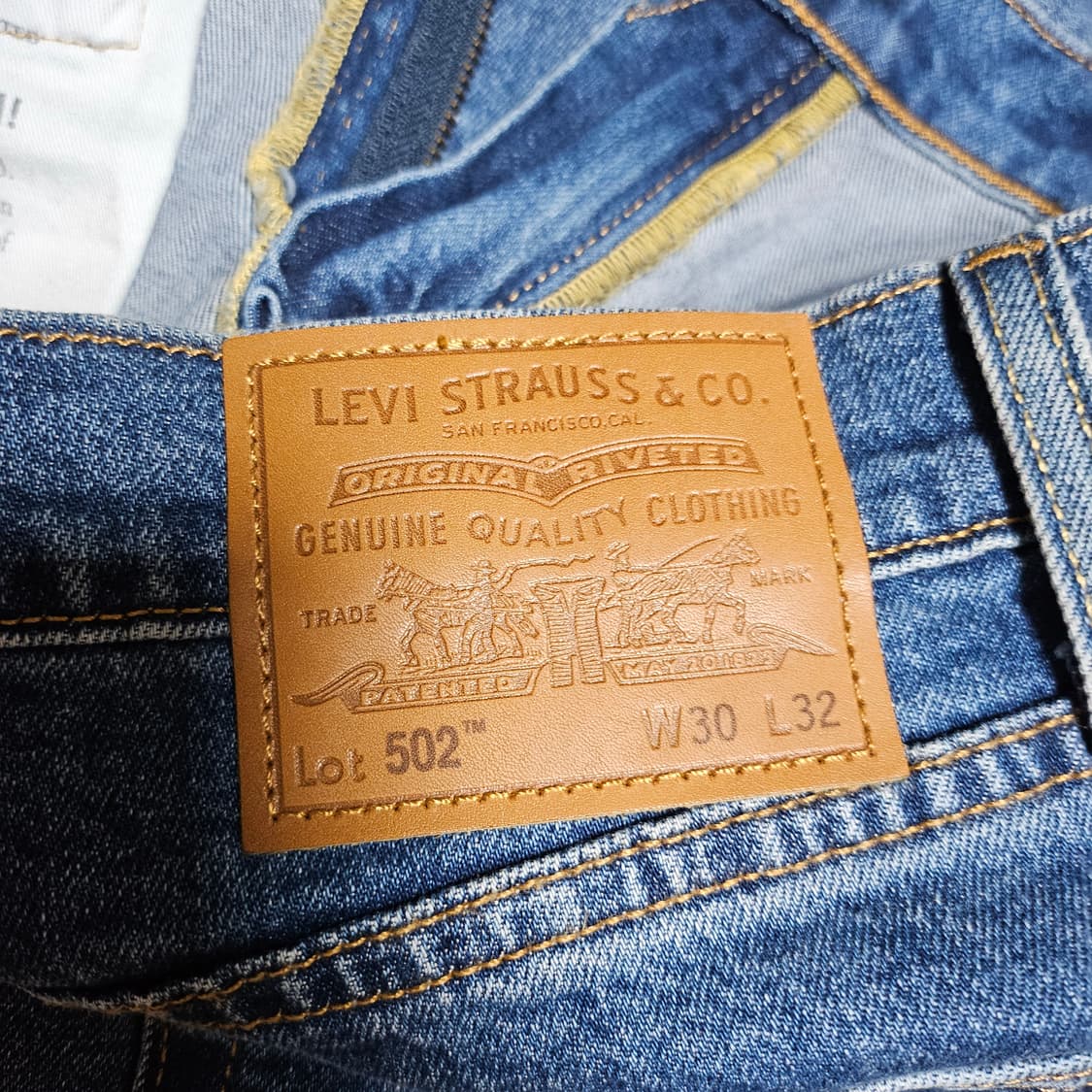 리바이스502 셀비지  상품이미지3