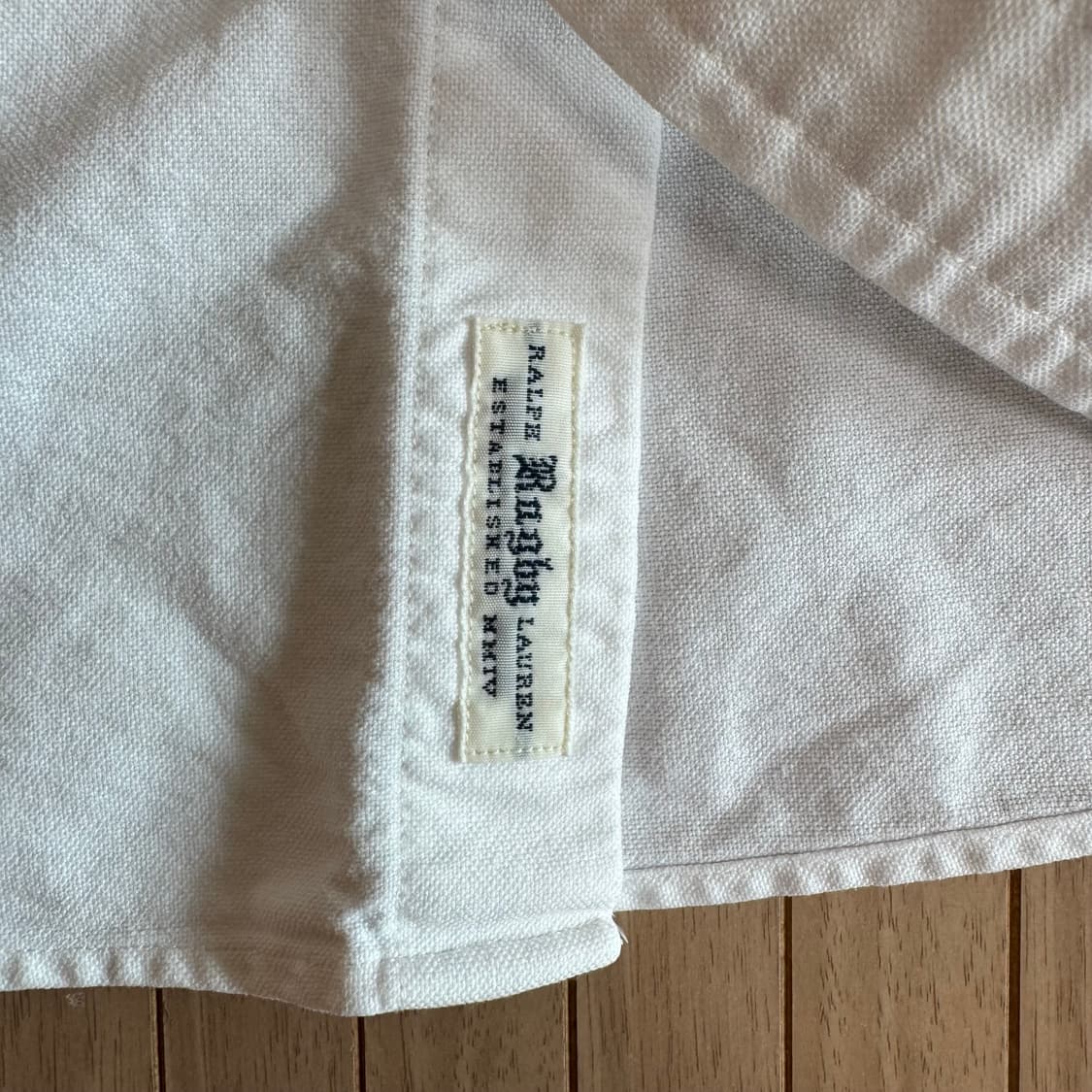 랄프로렌 럭비 옥스포드 셔츠 흰색 여성용 상품이미지4