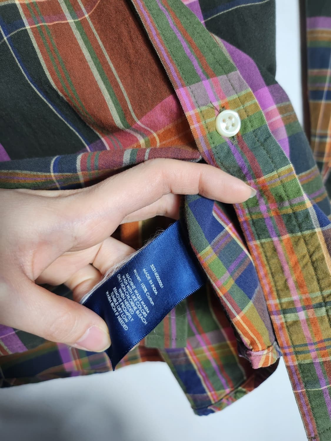 L 폴로 랄프로렌 체크 셔츠 상품이미지3