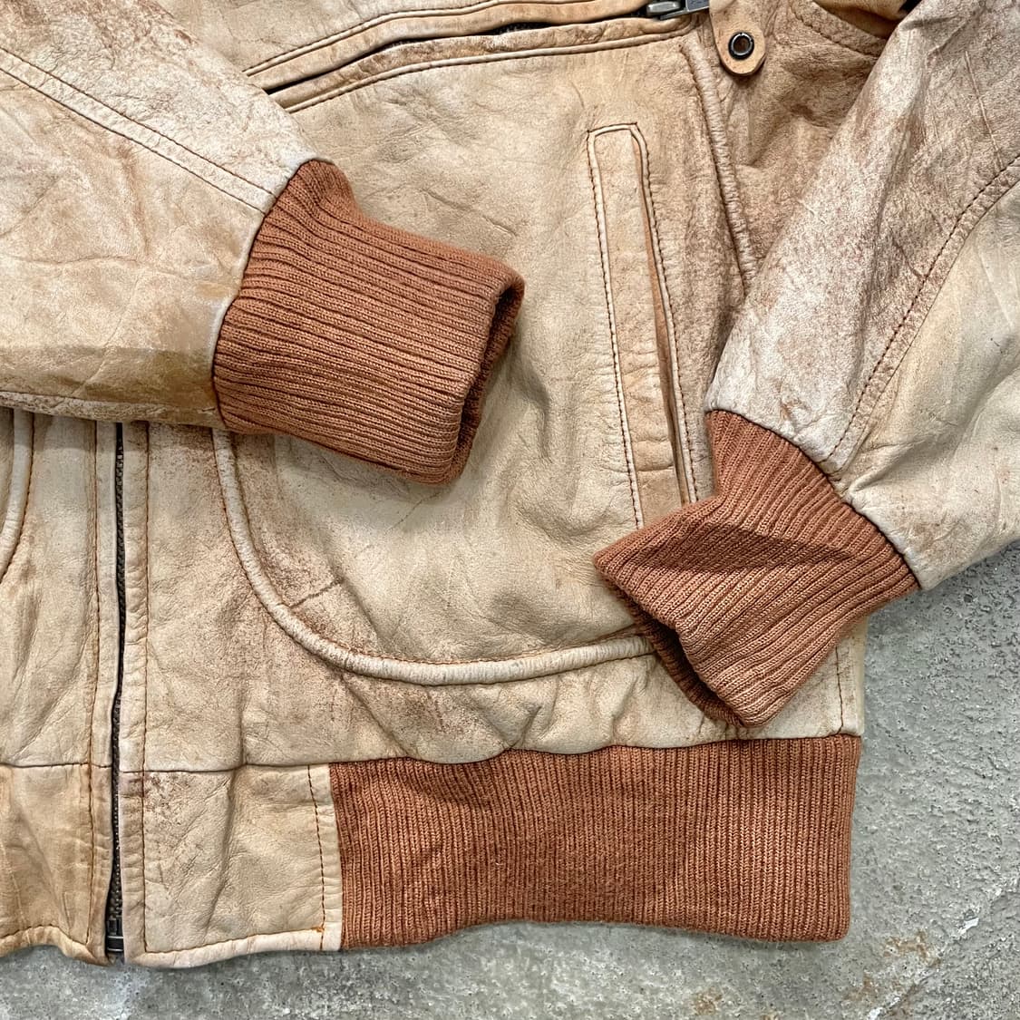 빈티지 리바이스 레더 자켓 42 (실측 XL) 상품이미지5