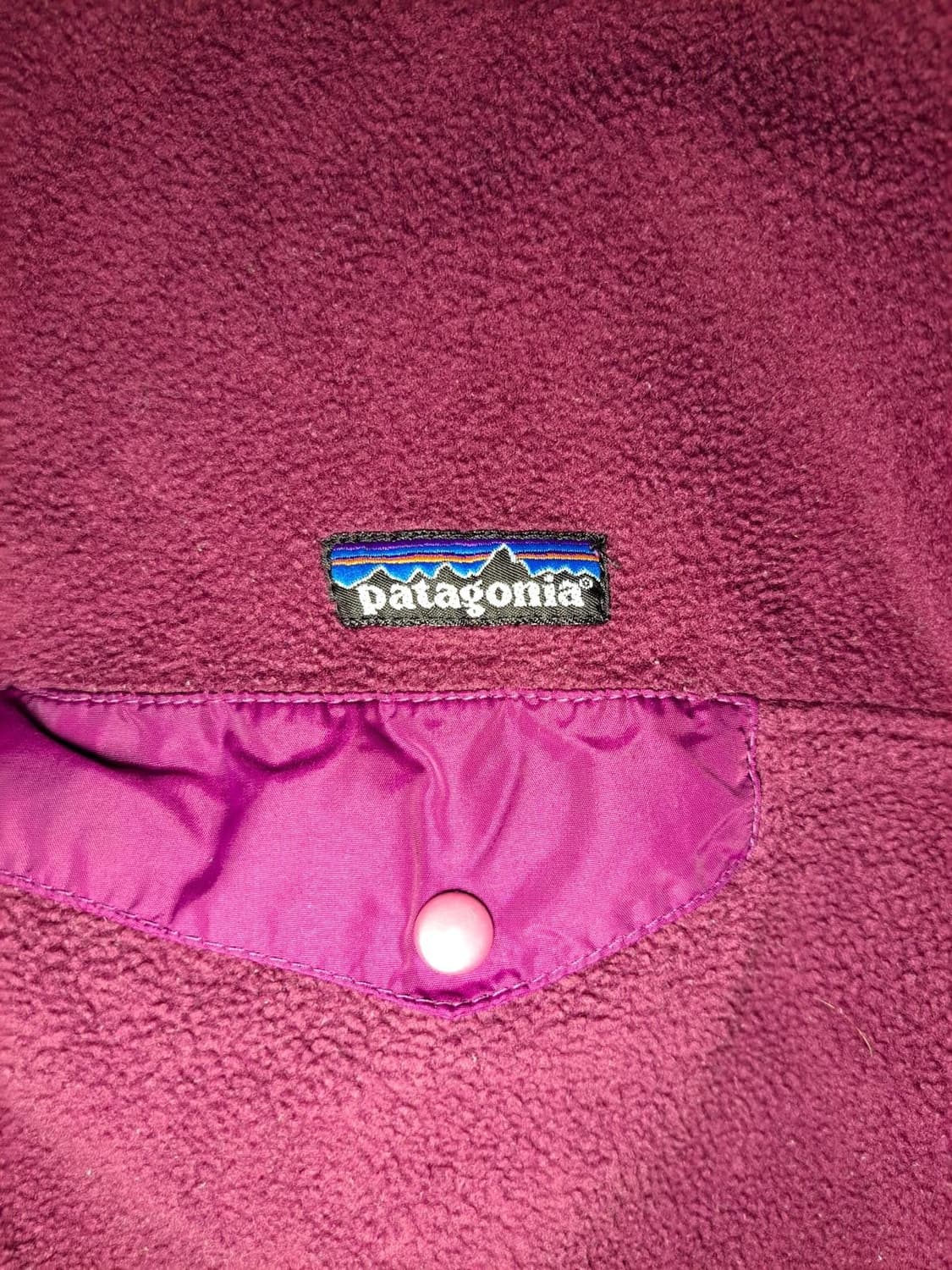90s 파타고니아 신칠라 스냅-T 퍼플 자메이카 상품이미지2