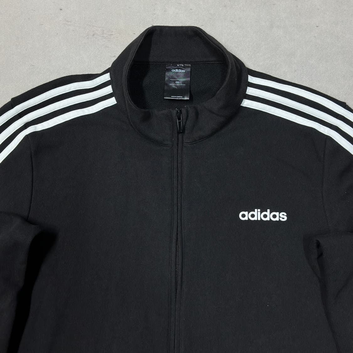 아디다스 면 트랙탑 블랙 xxl 상품이미지2