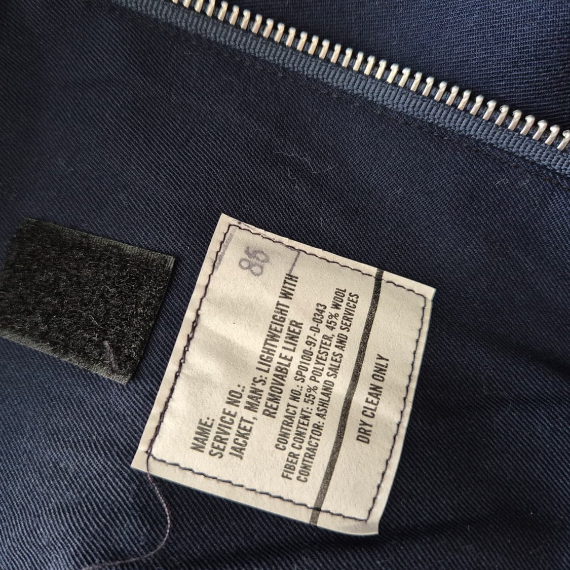 90's US ARMY DSCP 미공군 서비스자켓 상품이미지4