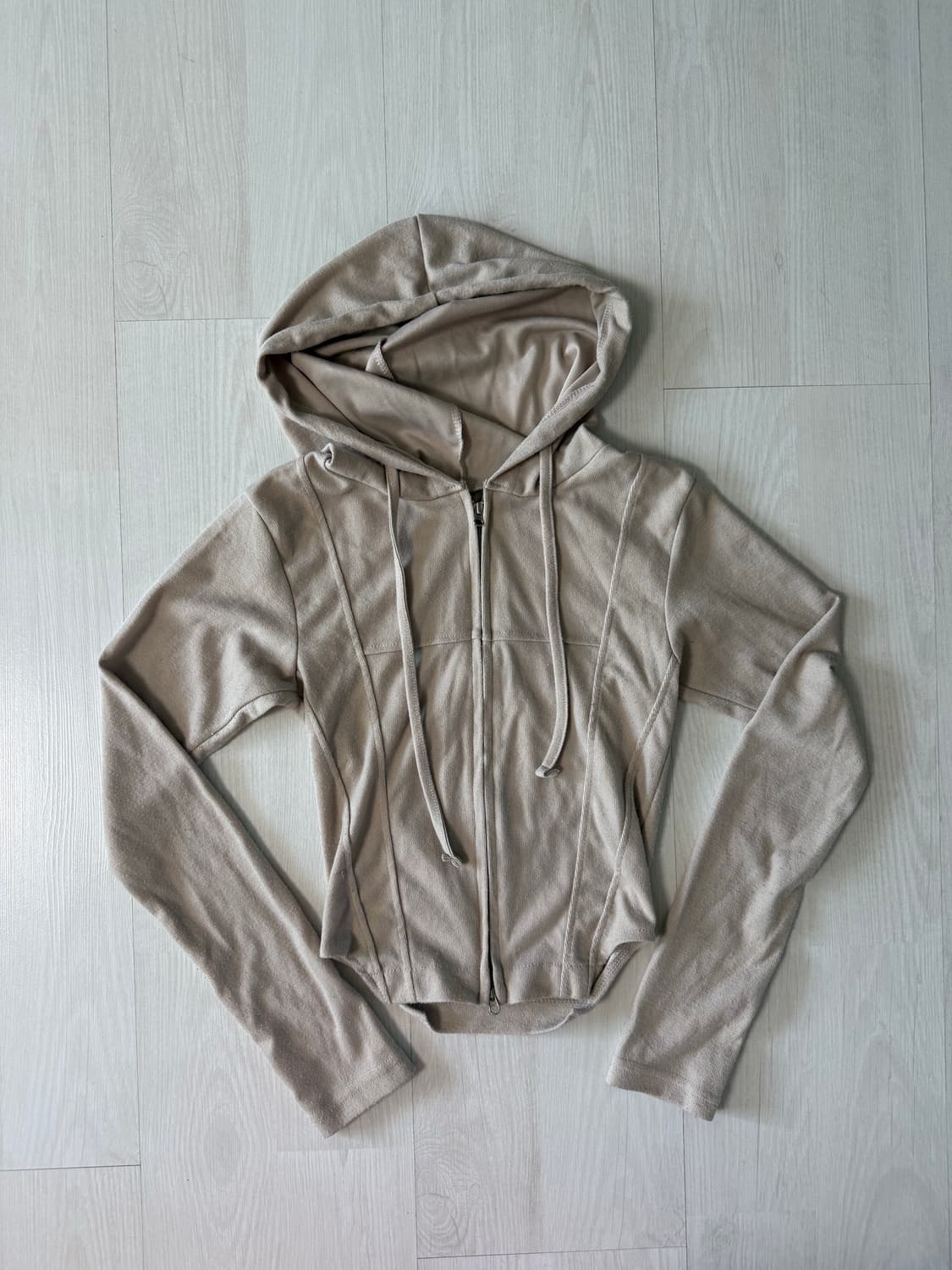 보세 크롭 후드집업 상품이미지1