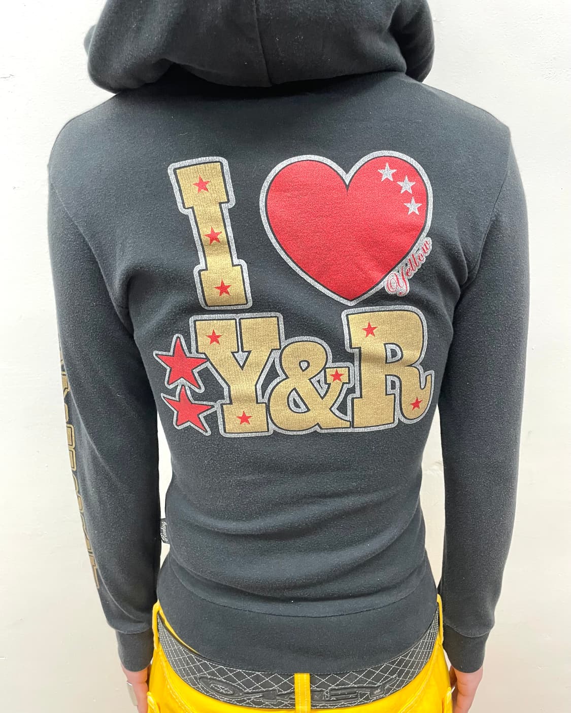 I love I Y&B Retro Hooded Zip-Up  상품이미지4