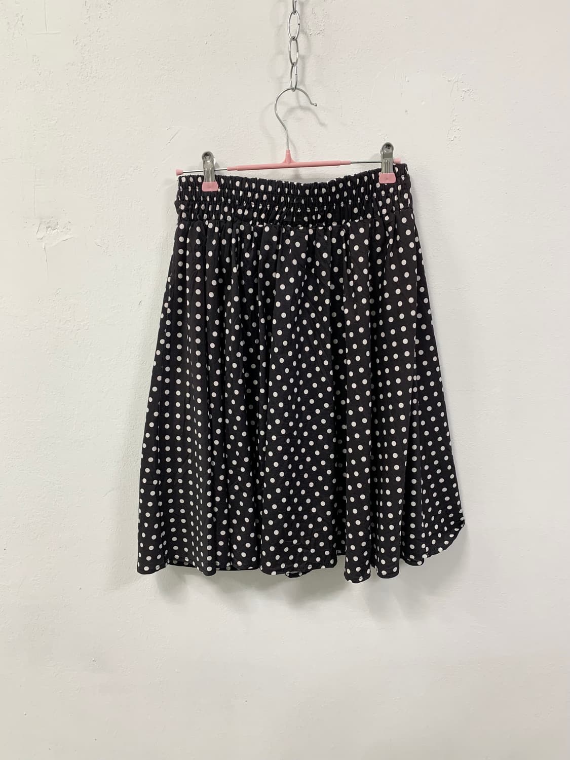 [TRICOLOUR] 도트 프릴 미디 스커트 상품이미지5