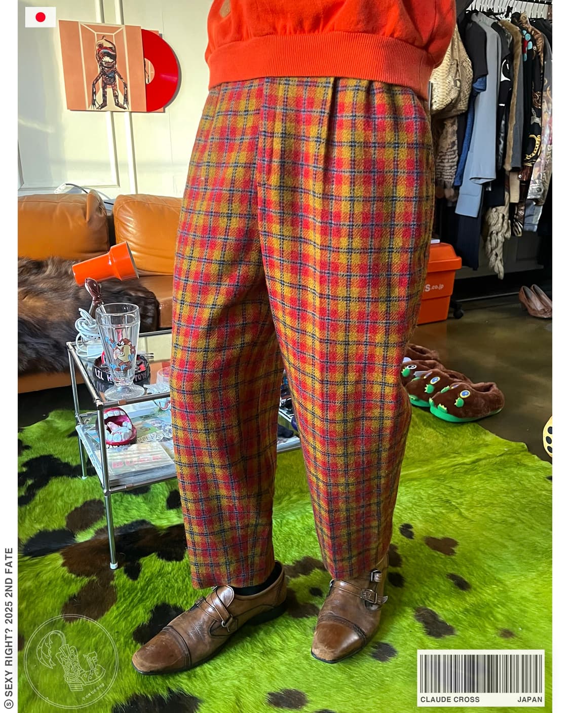 1980-90s CLAUDE CROSS Retro Trouser 상품이미지1