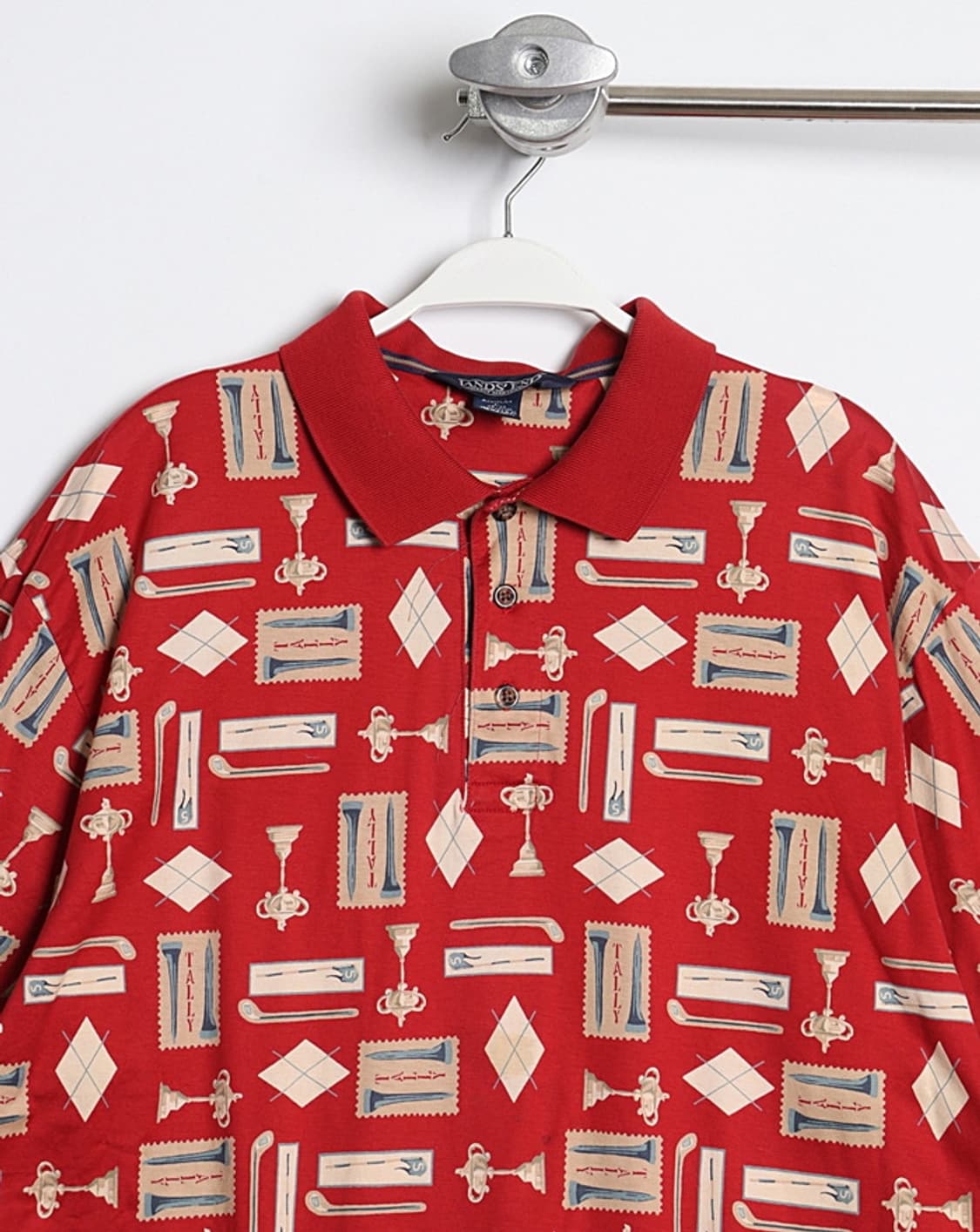 LANDS'END Pattern Pique Shirts 상품이미지2