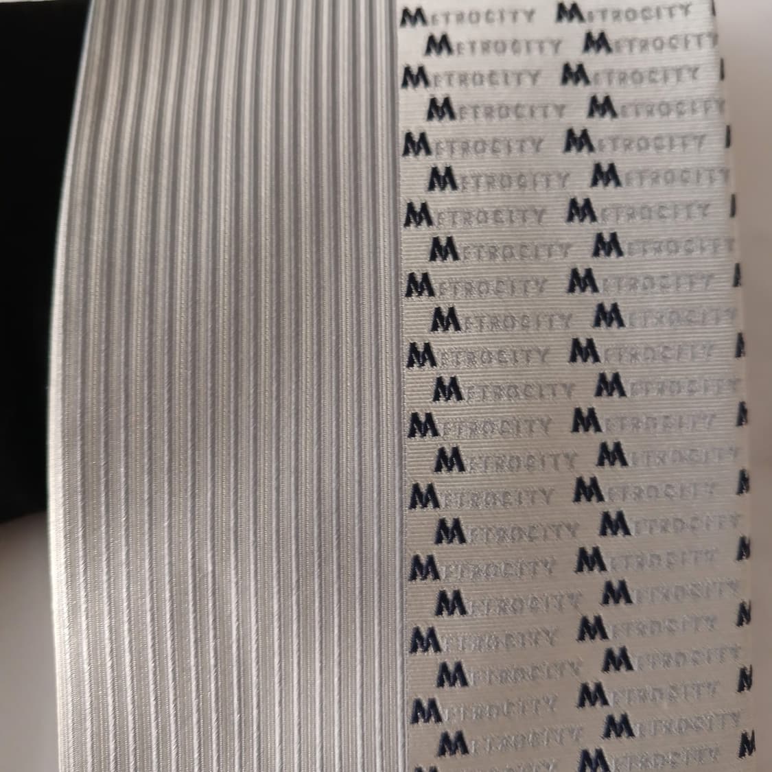 메트로시티 실크 그레이 스트라이프 넥타이 9.8cm A+등급 A18904 상품이미지6