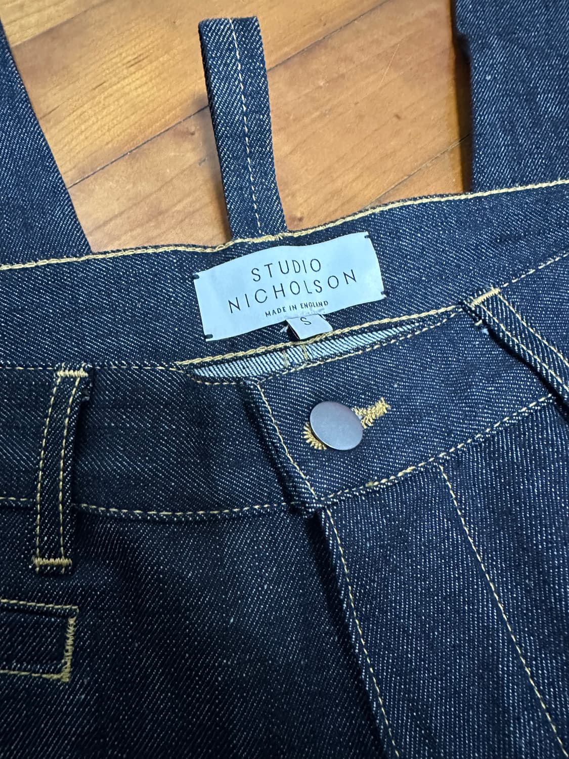 스튜디오 니콜슨 데님 팬츠 S 미착용 새제품 상품이미지4