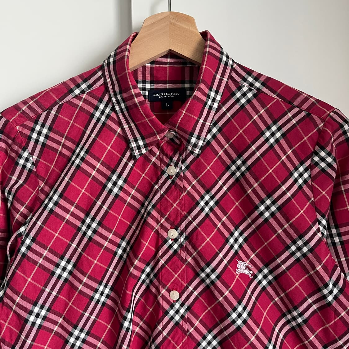 BURBERRY RED Check shirt 상품이미지3
