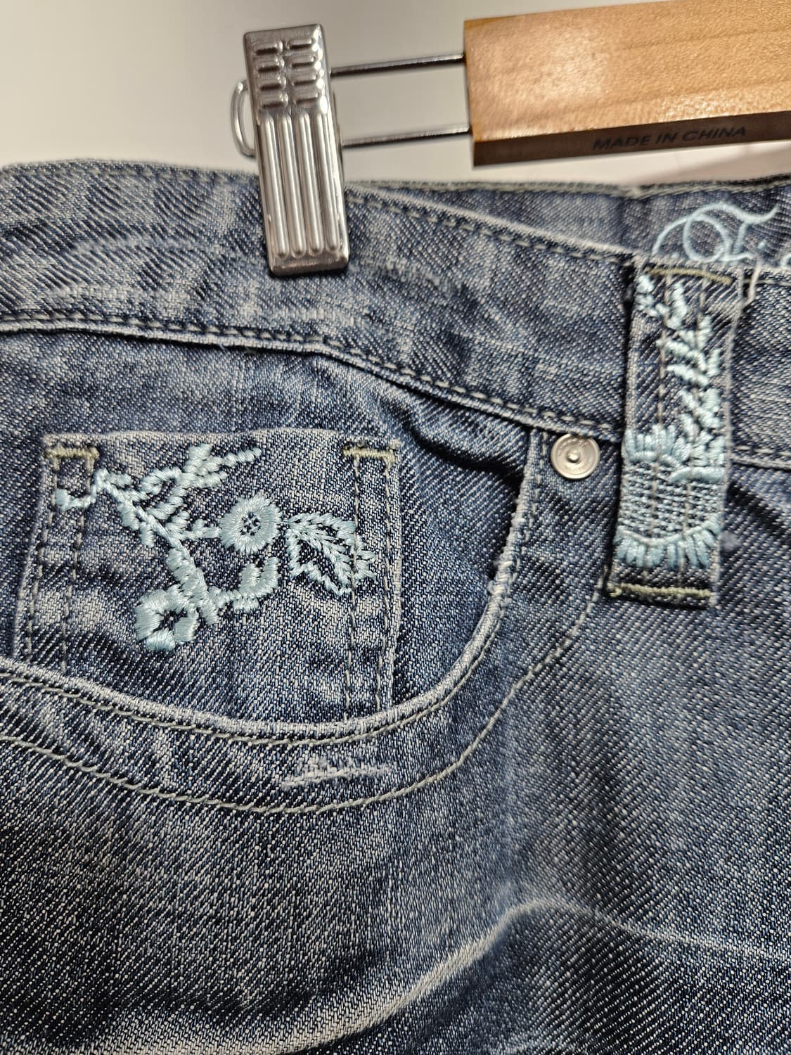 피쉬본 데님팬츠 28 상품이미지5