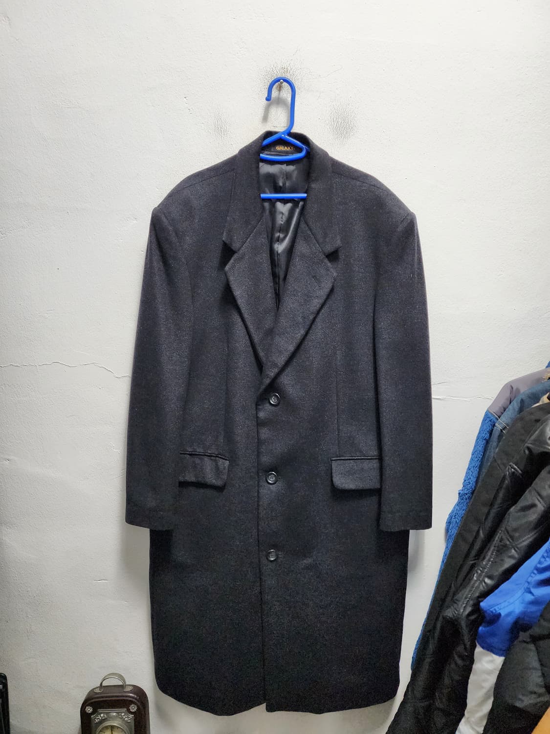 갤럭시 VIP 캐시미어 테일러드 롱 코트 상품이미지1