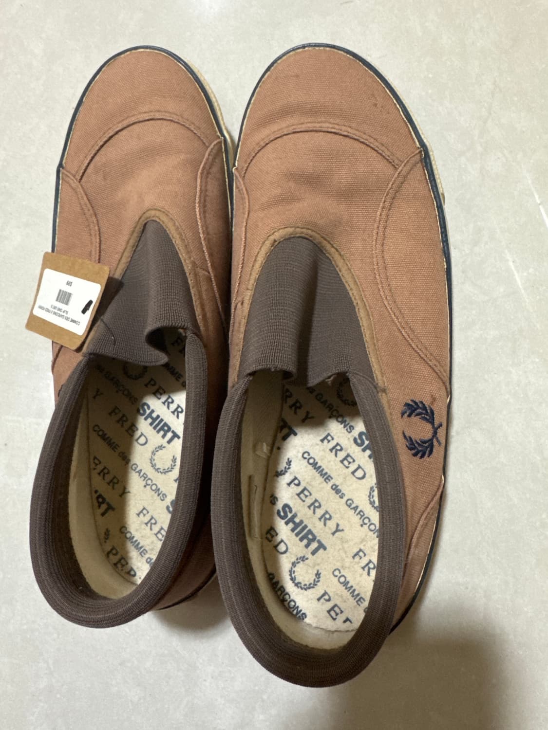 꼼데가르송X프레드페리 스니커스 (255~260) 상품이미지3