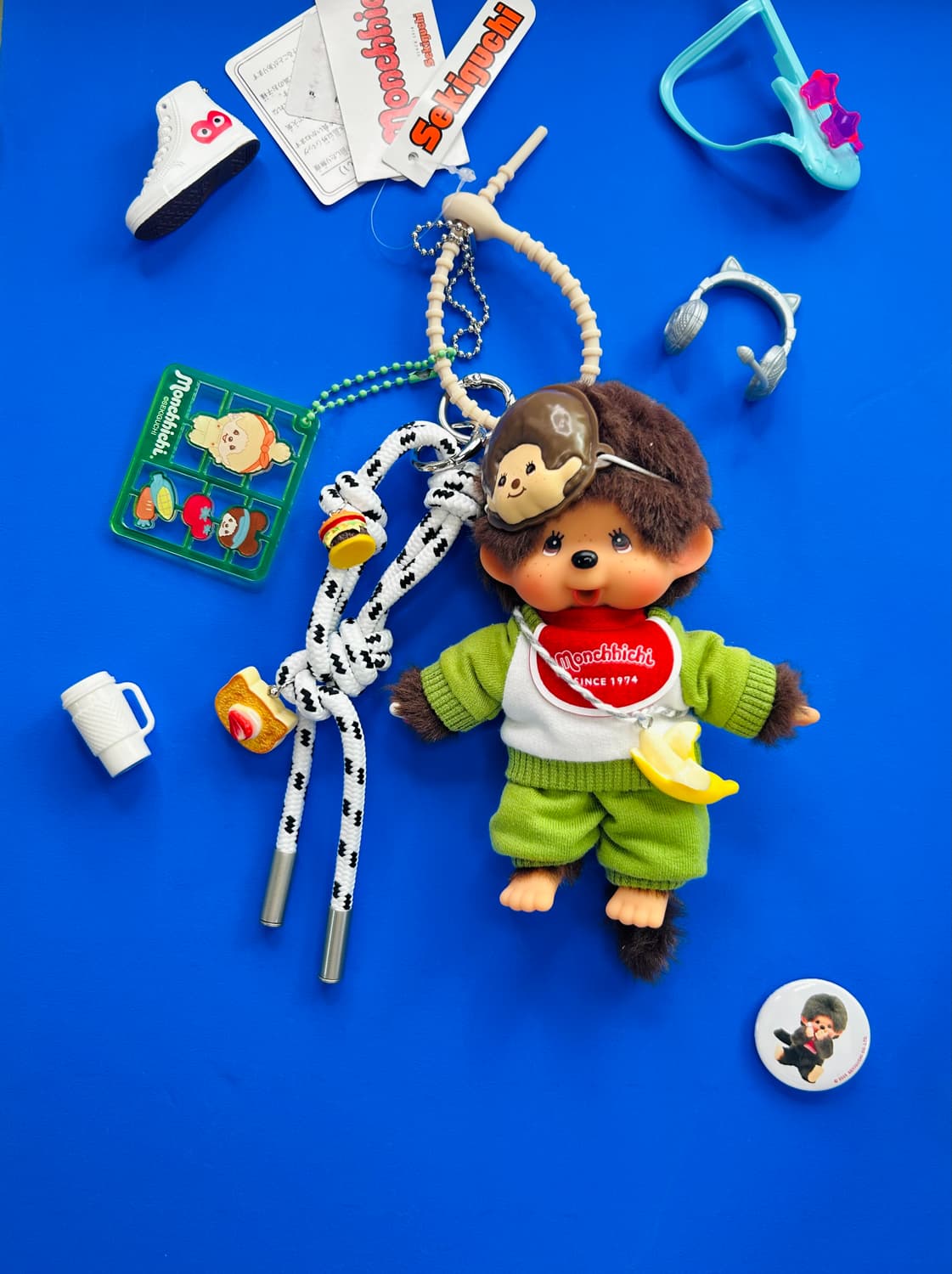 (75)정품몬치치🐒💚유니크 커스텀키링 상품이미지1