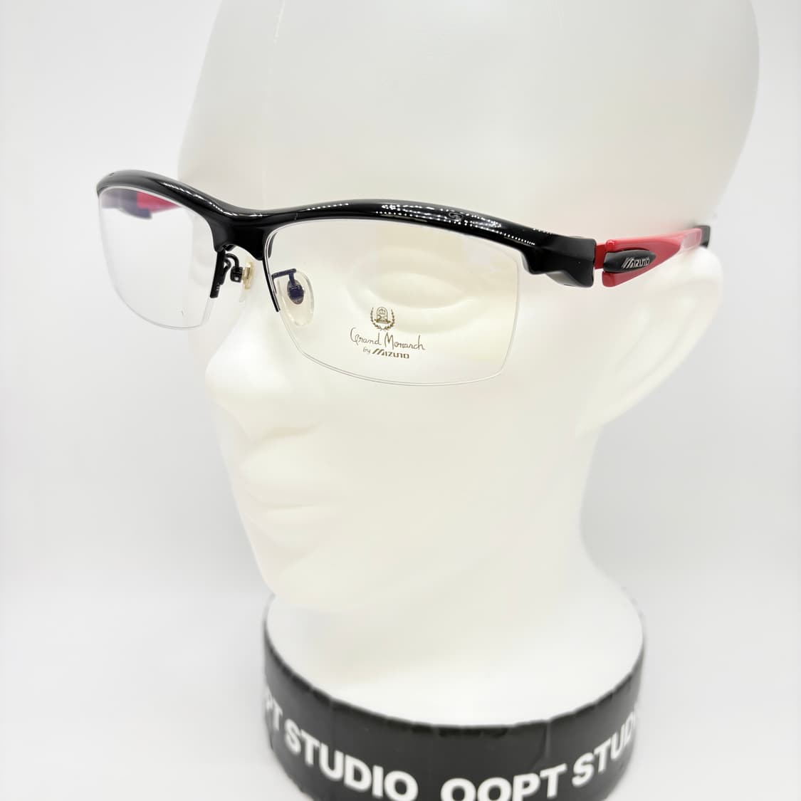 MIZUNO 미즈노 블랙레드 반무테 고글안경 상품이미지7