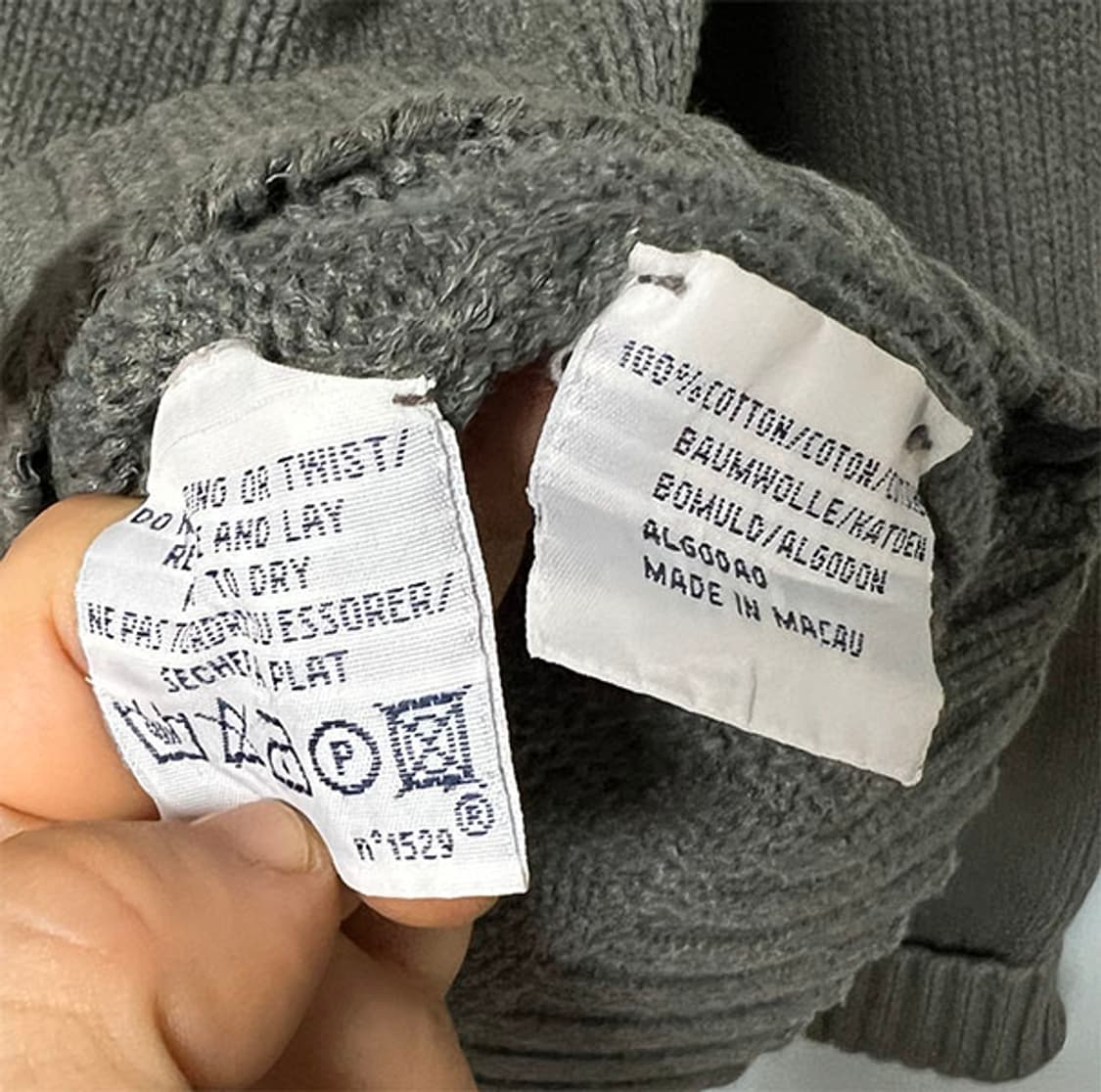 POLO 폴로 남자 코튼니트 헤비 기본 XL 105 상품이미지5