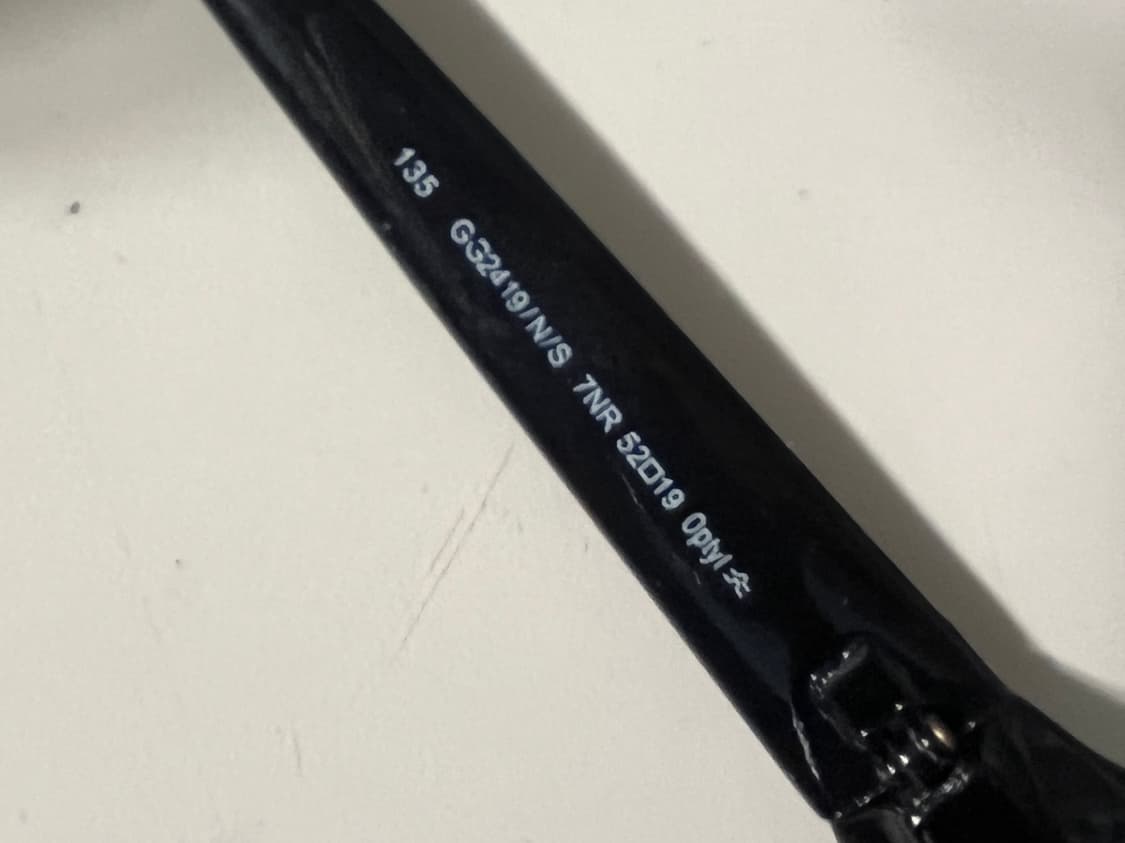 구찌 선글라스 빈티지 GG2419 블랙 상품이미지3