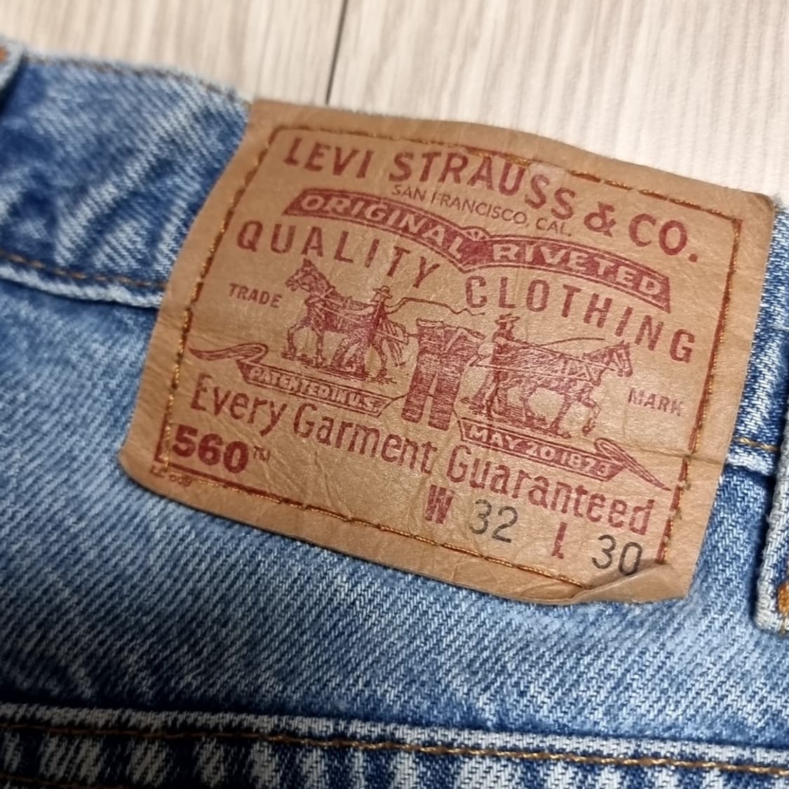 미제 usa 리바이스 560 디스코 바지(32) 상품이미지7