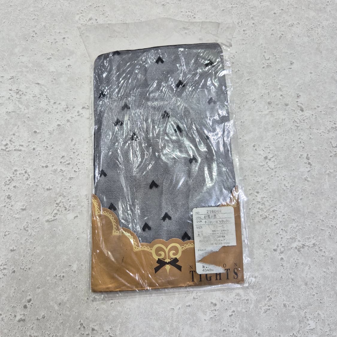 일본 튜튜안나 20데니아 하트 패턴 시스루  팬티스타킹 상품이미지5