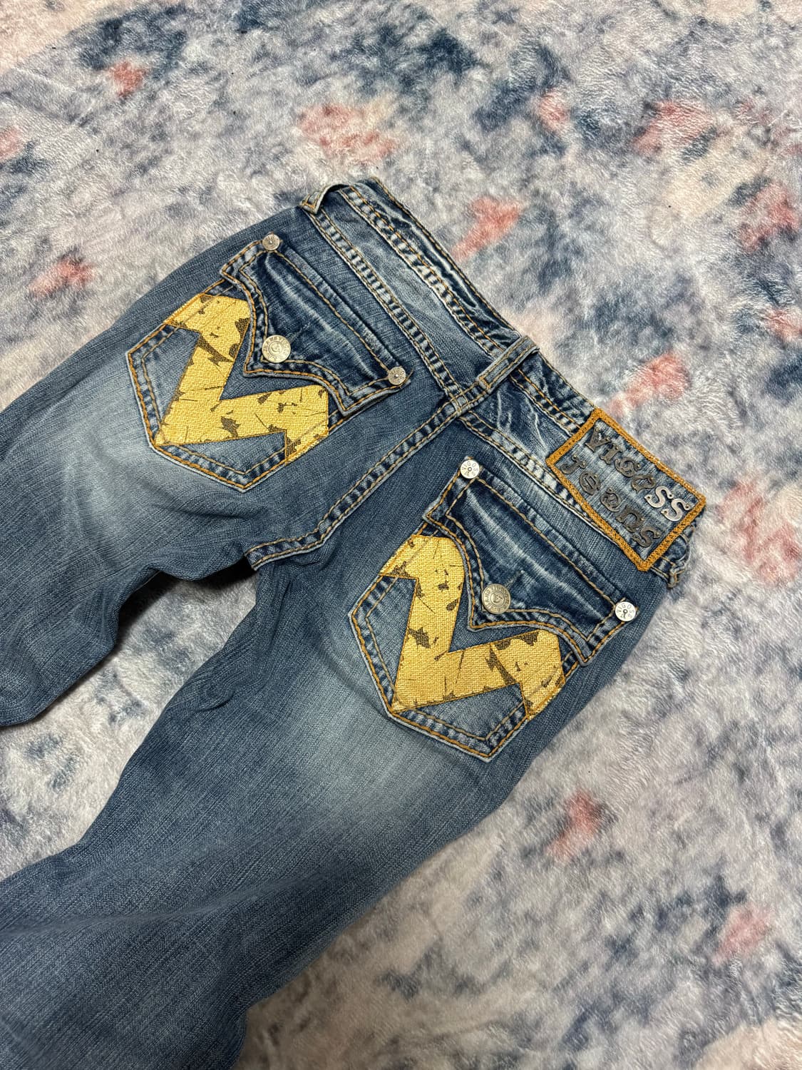 Vigoss python patch denim pants 상품이미지8
