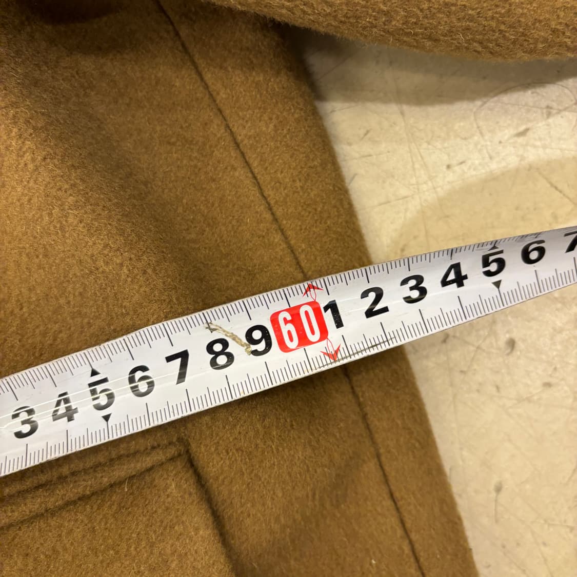 비슬로우 스탠다드 더블 브라운 롱코트 상품이미지5