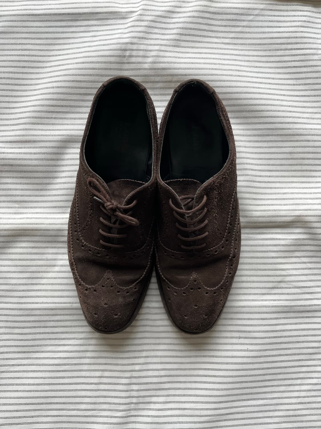 로크 옥스포드 스웨이드 윙팁 (260-265) 상품이미지2