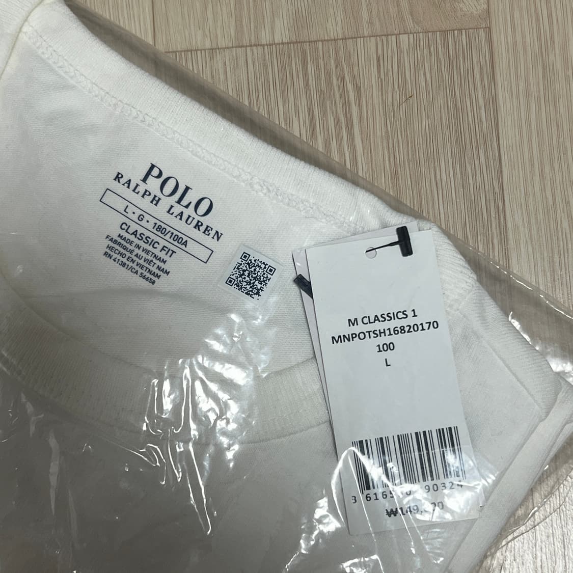 [미개봉] 폴로 클래식핏 헤비웨이트 저지 티셔츠 L 상품이미지2