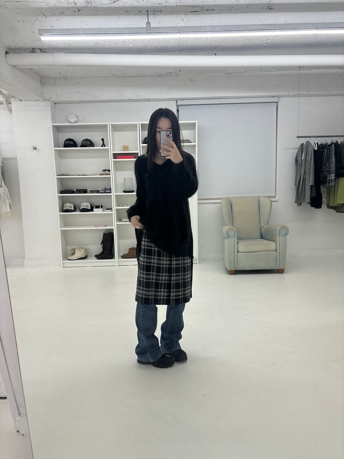 Sacai luck wool dress knit 상품이미지8