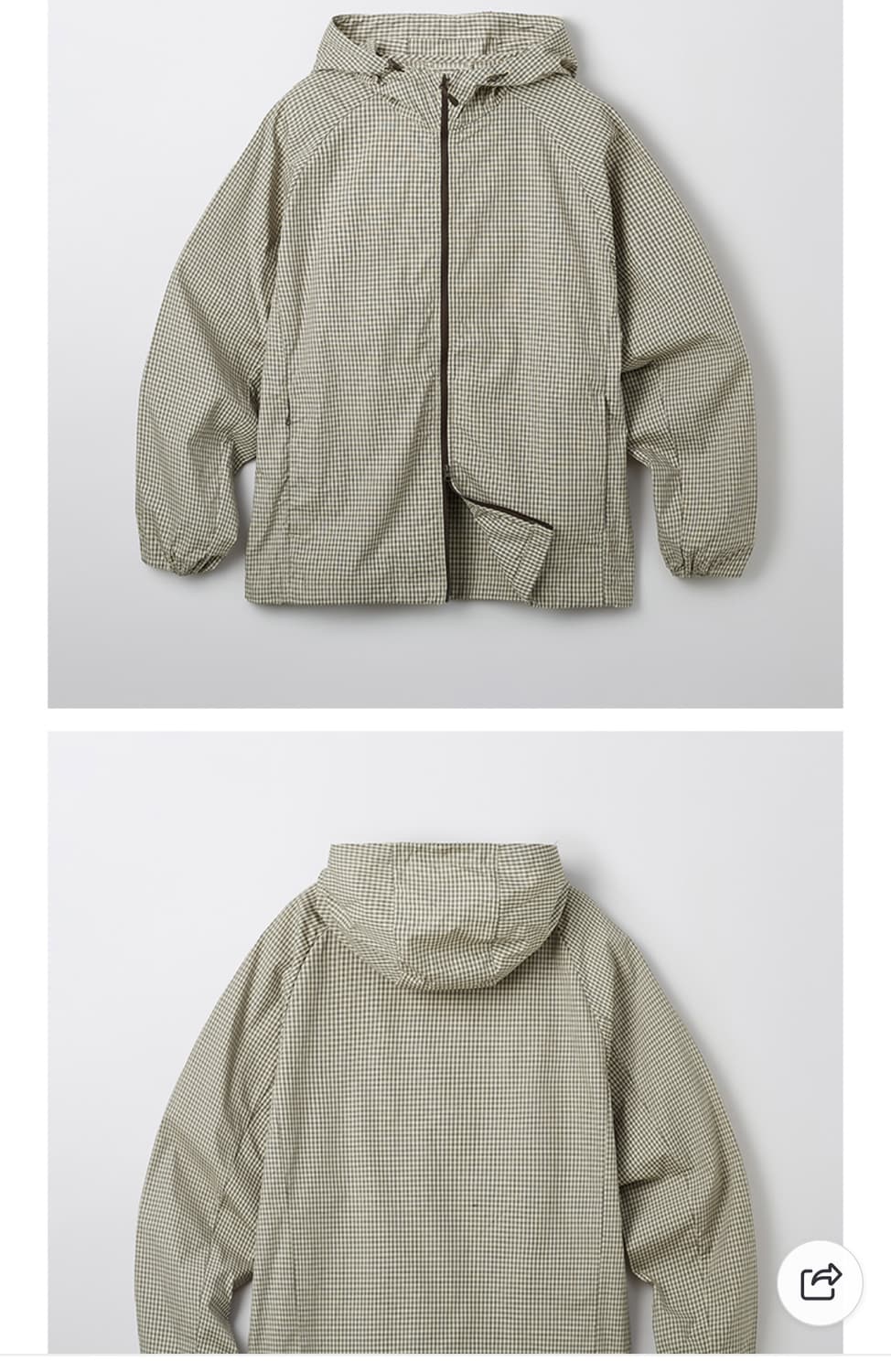 스파오 체크 윈드 브레이커 상품이미지2