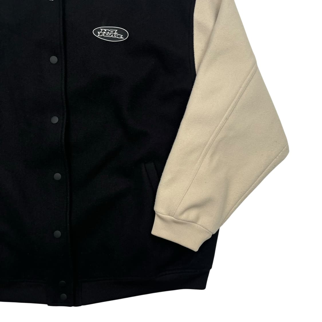 NO FEAR X H&M 투톤 울 바시티 자켓 XL 상품이미지6