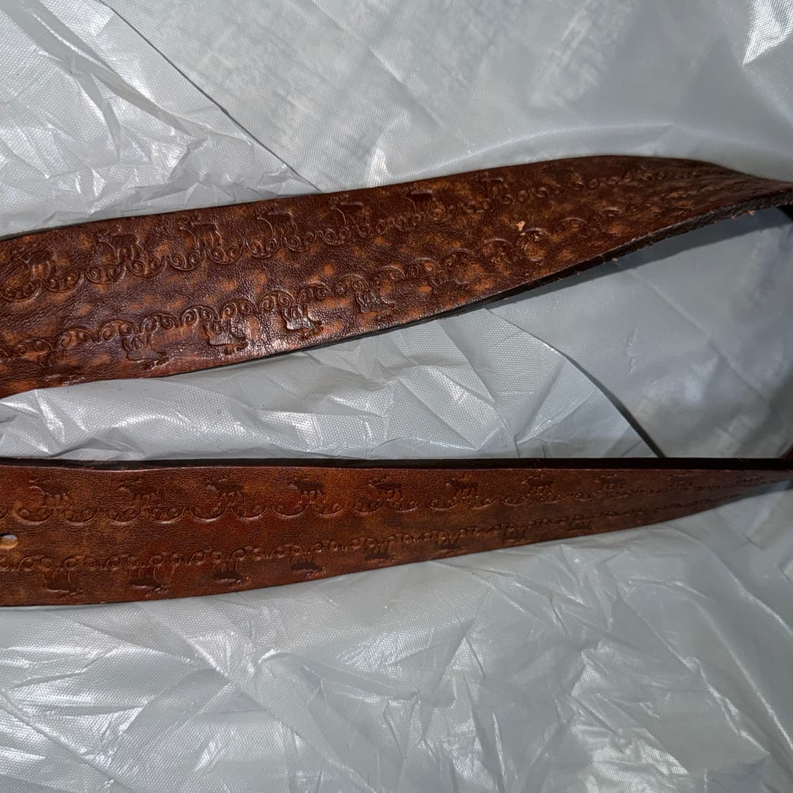 90-00’s 아베크롬비 웨스턴 플레이트 벨트 상품이미지4