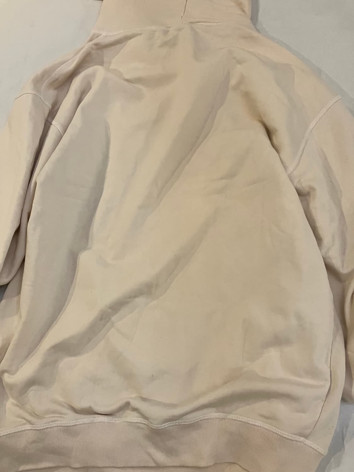 미스치프 빅로고 후드티 아이보리 상품이미지4