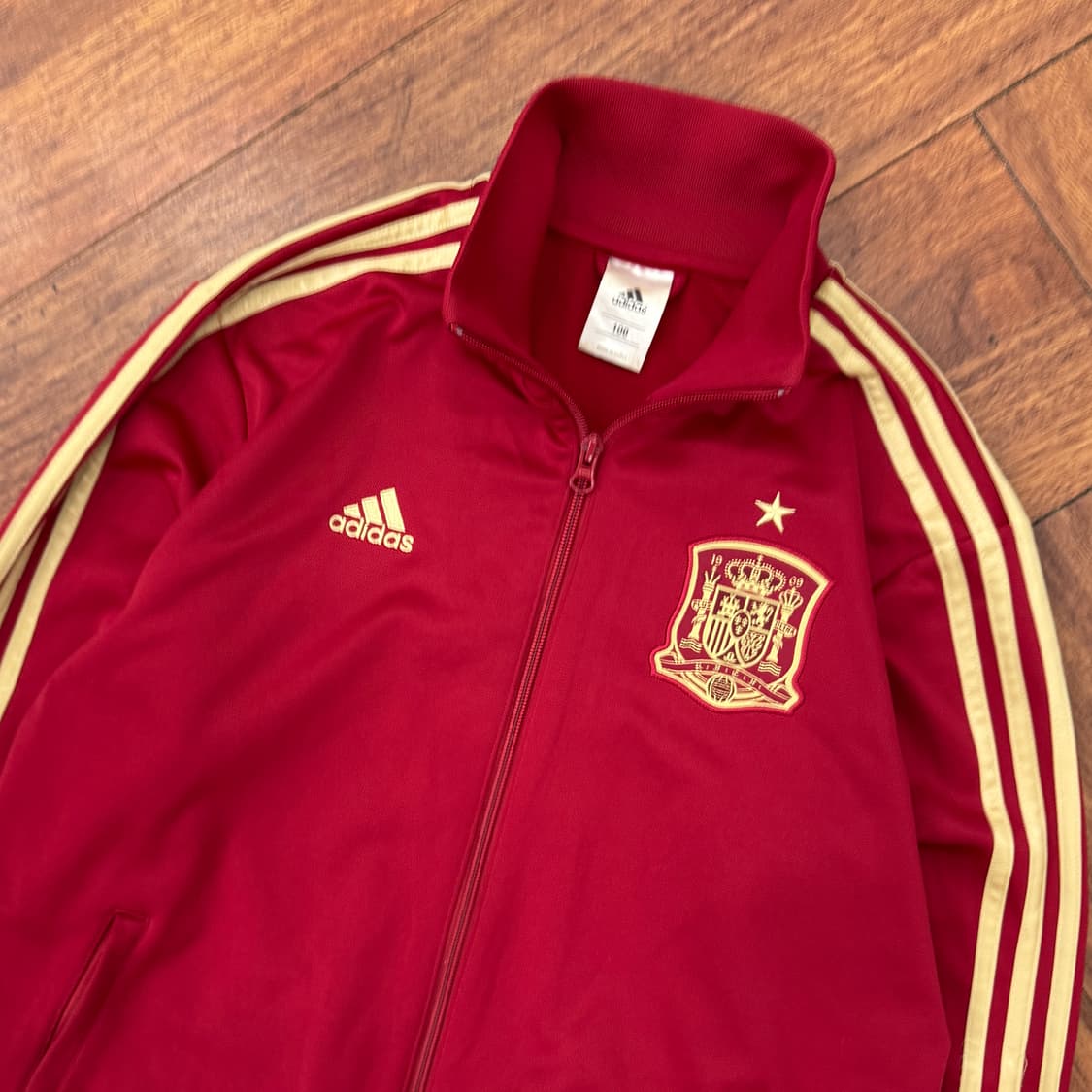100 아디다스 스페인 축구대표팀 13시즌 트레이닝 집업  상품이미지4