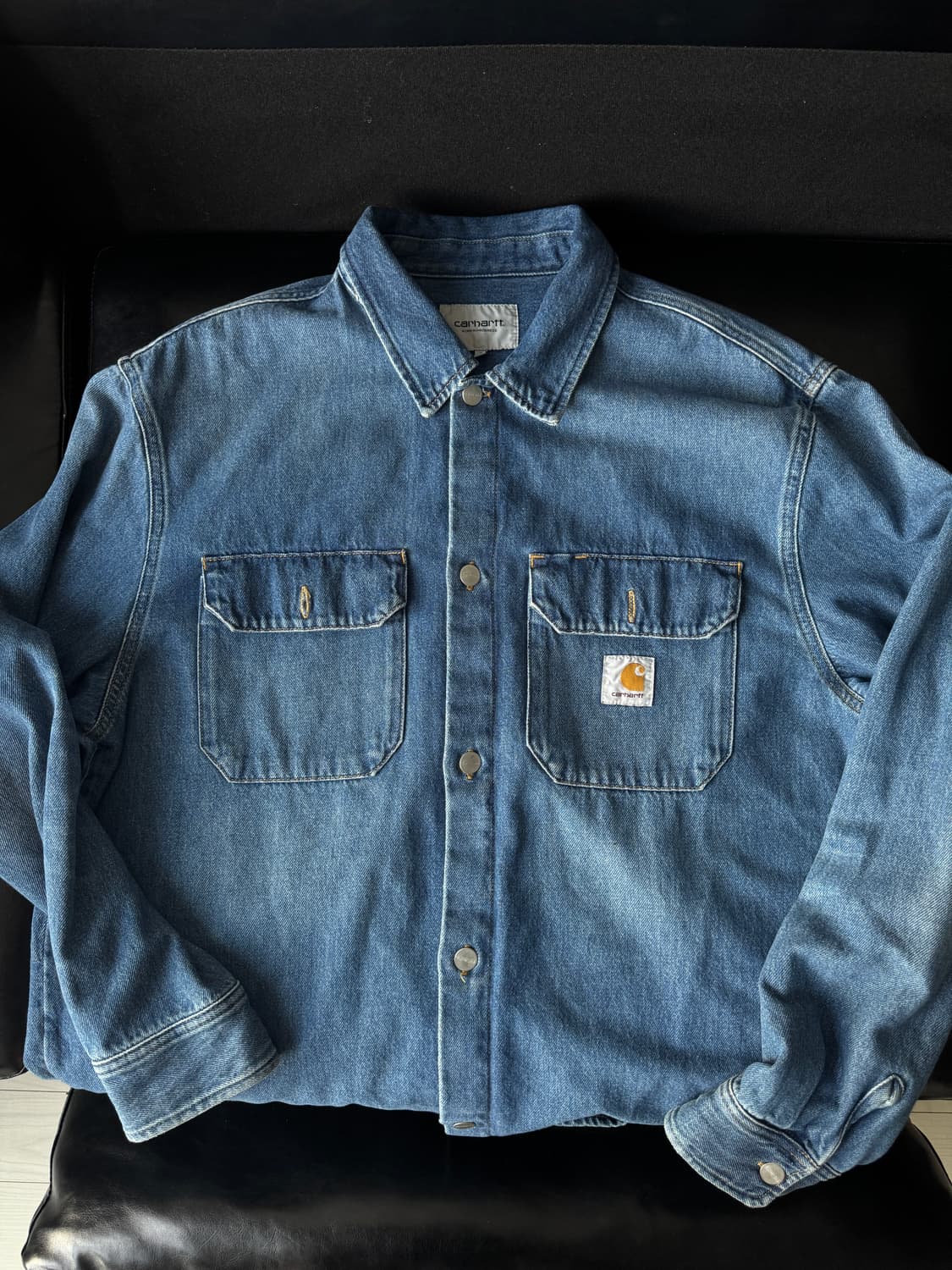 칼하트 하비 데님 셔츠 L 상품이미지2