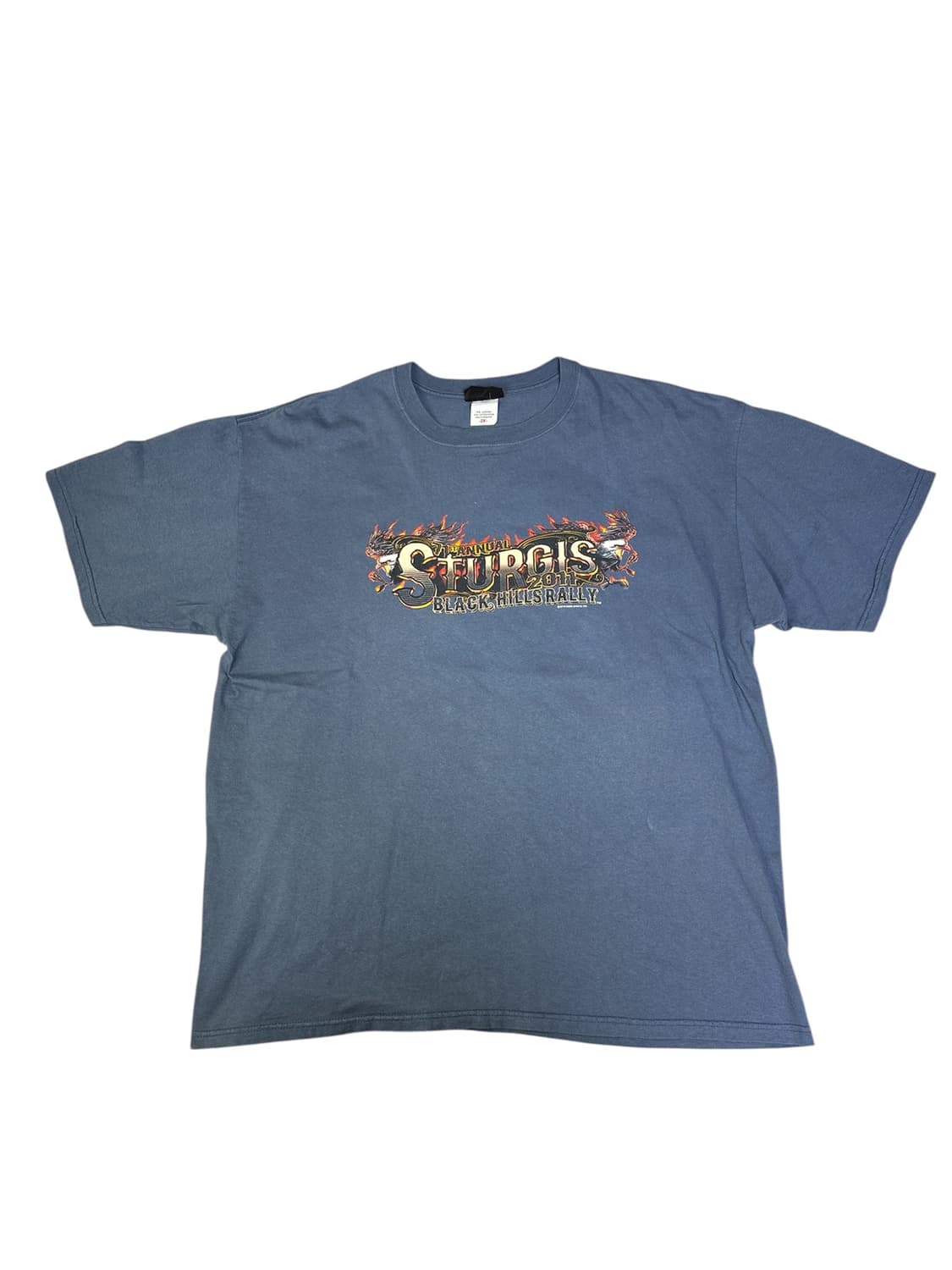 빈티지 2011 스터지스 블랙힐스랠리 71주년 프로모션 티셔츠 2XL 상품이미지1