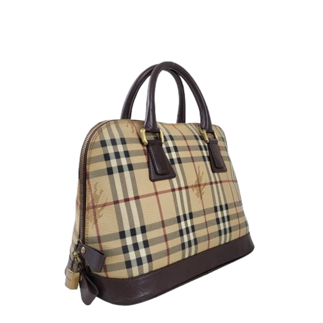 정품 버버리 헤이마켓 체크 토트백 상품이미지2