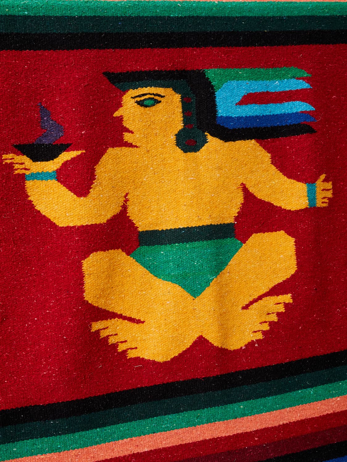 Vintage Mexican rug(aztec) 상품이미지2