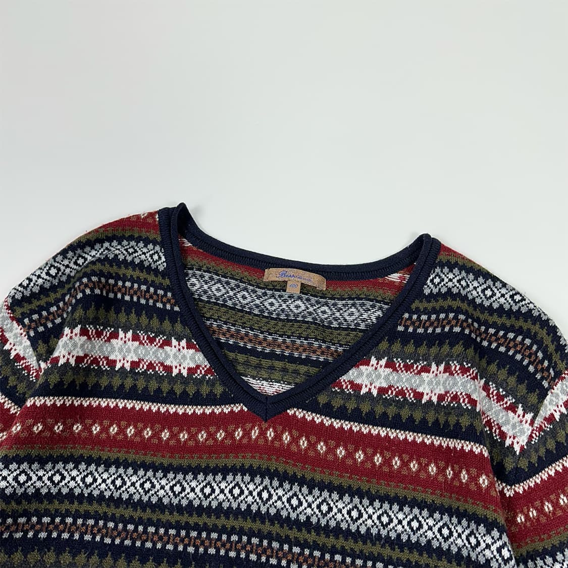 노르딕 패턴 긴팔티 상품이미지3