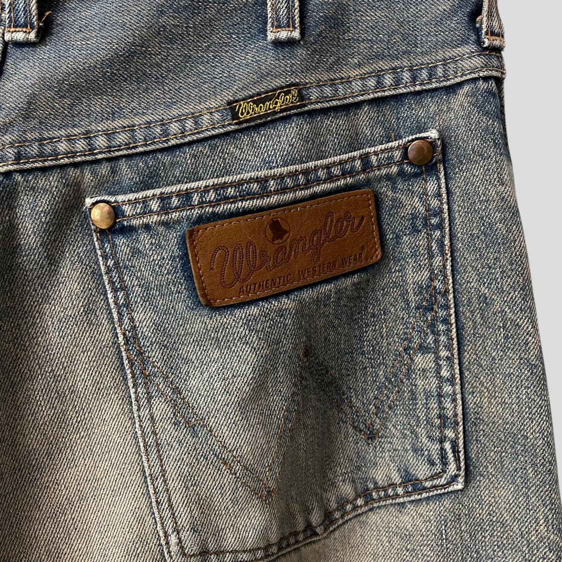 (29)WRANGLER 랭글러 M1721 블루벨 셀비지 데님 청바지 상품이미지7