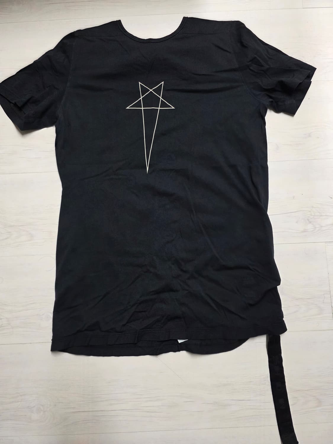 릭오웬스 다크 쉐도우 레벨 스타 반팔 티셔츠 XL 상품이미지1