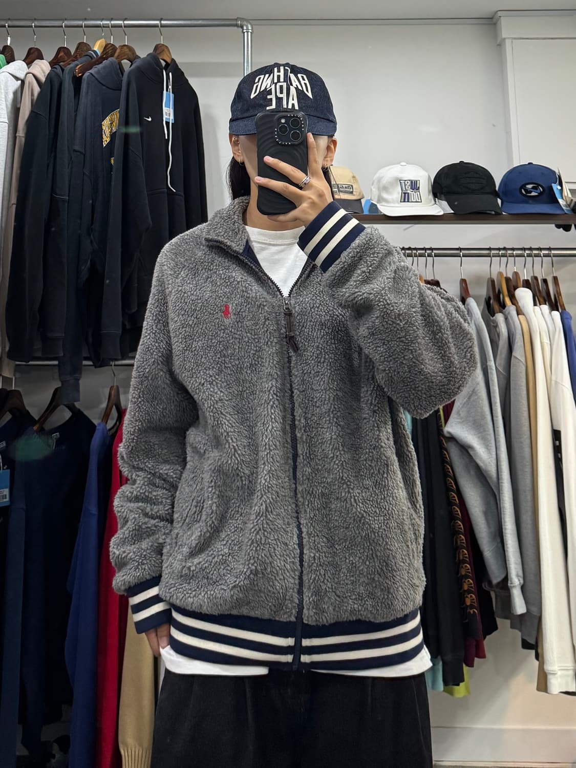 폴로 랄프로렌 셰르파 딥파일 플리스 자켓 상품이미지5