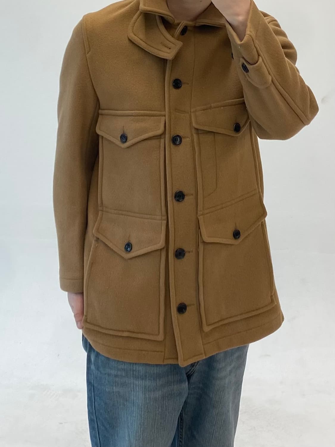 [M/Free] Studio Tomboy 울 크루즈 헌팅 자켓 상품이미지10