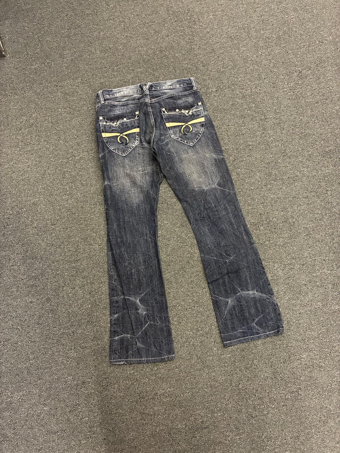 79)anti-Label jean 빈티지 포켓 자수 디테일 부츠컷 데님팬 상품이미지1