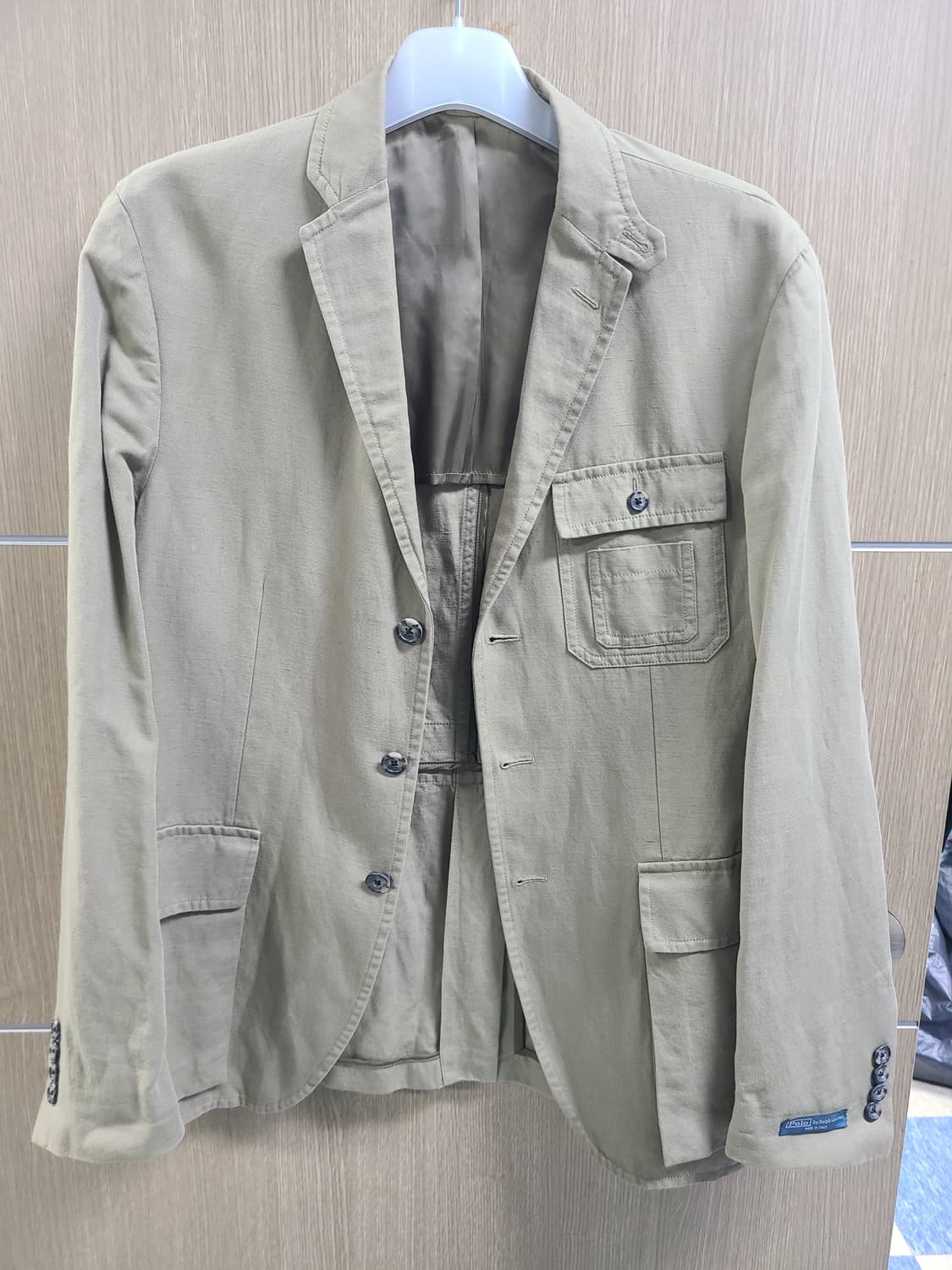 랄프로렌 카키색 면 자켓 상품이미지1