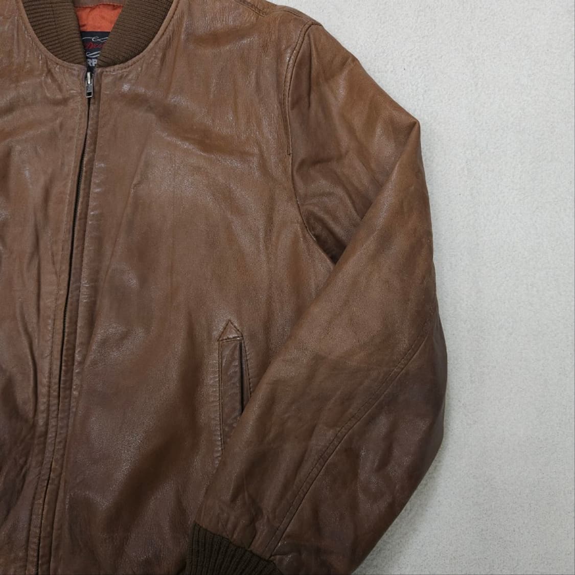 90s 양가죽 봄버 자켓 상품이미지8